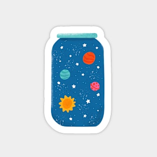 Space Jar Sticker